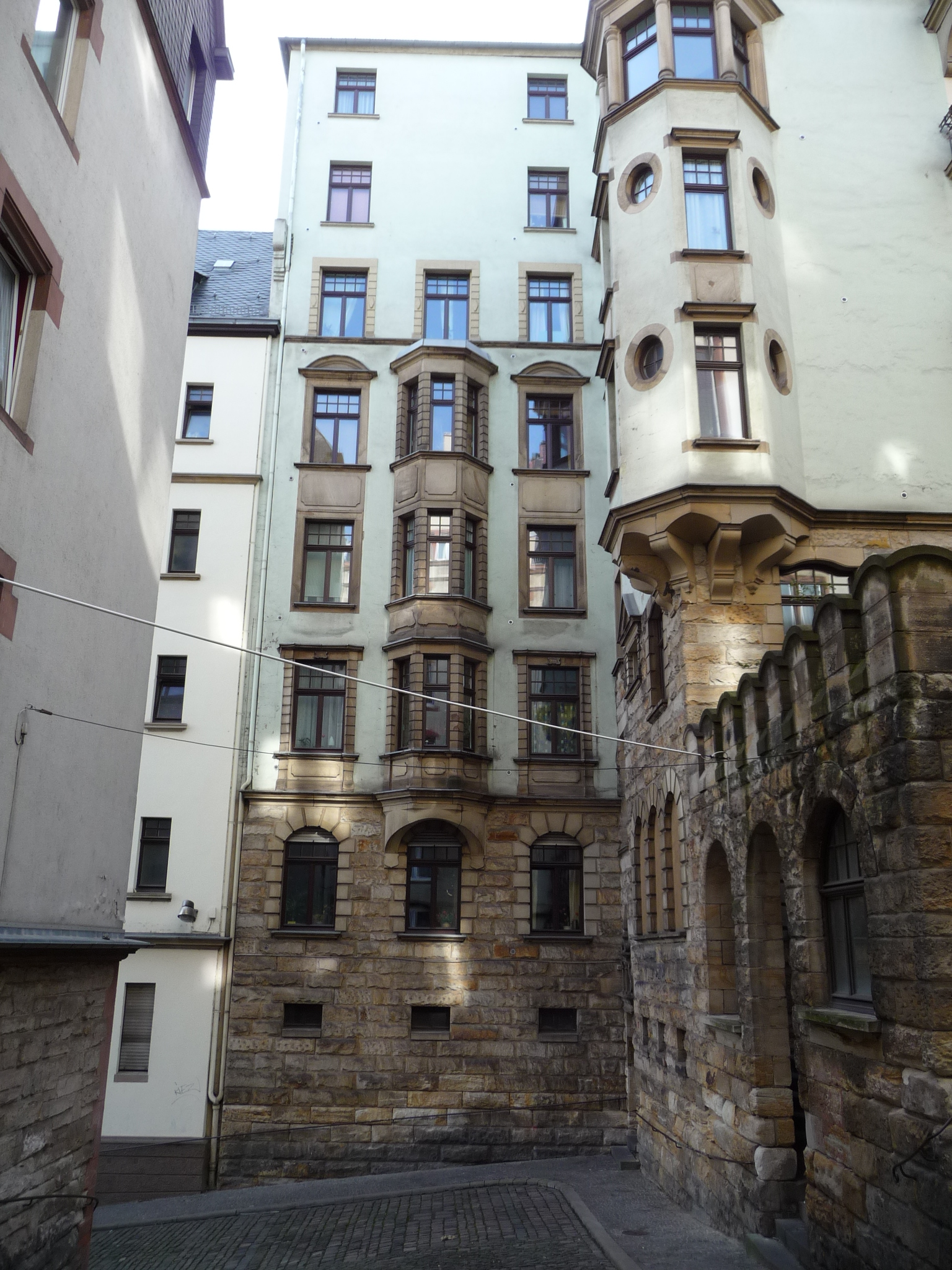 Denkmalgeschützter Wohnhauskomplex in Mainz